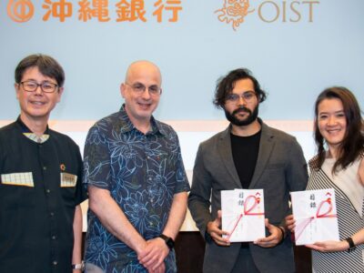 OIST-supported startups awarded grants by The Bank of Okinawa
